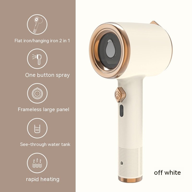 Portable Handheld Garment Steamer-off white | Indieshop24