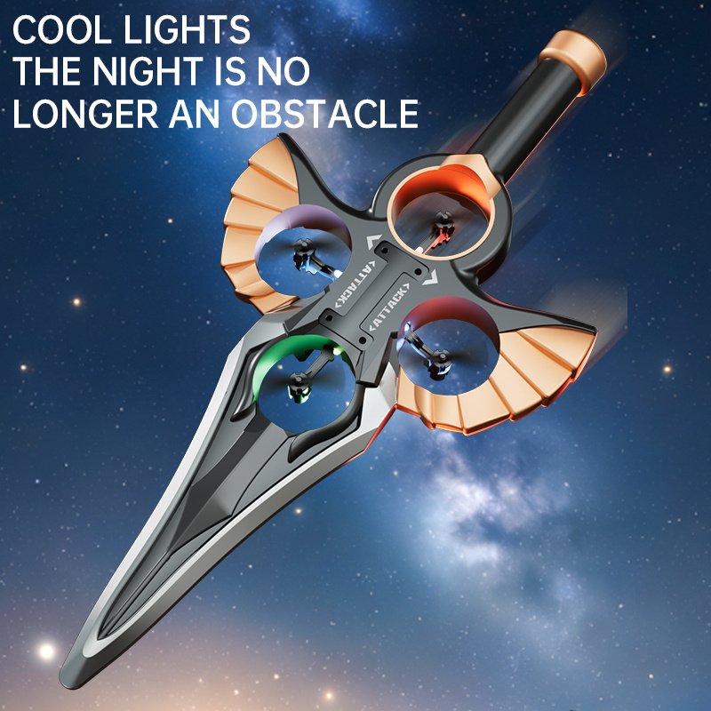 Drone Sword-flying Gesture Remote Control Flying Sword, Children’s Gesture-sensing Aircraft, Toy For Boys, Entertainment, Birthday Gift