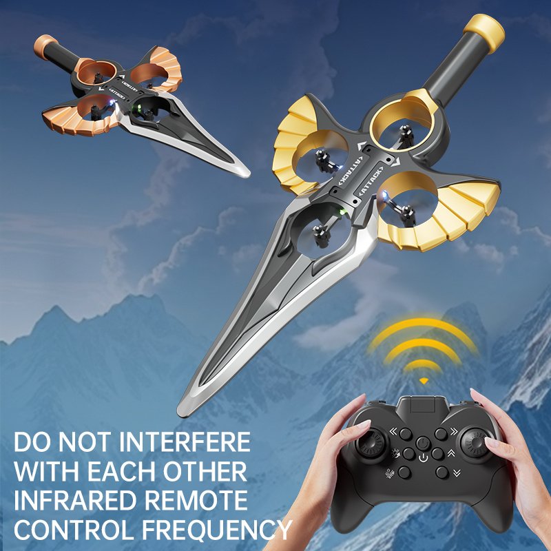 Drone Sword-flying Gesture Remote Control Flying Sword, Children's Gesture-sensing Aircraft, Toy For Boys, Entertainment, Birthday Gift - Image 9