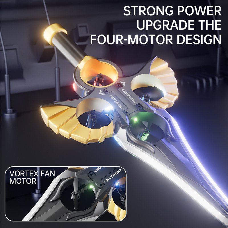 Drone Sword-flying Gesture Remote Control Flying Sword, Children's Gesture-sensing Aircraft, Toy For Boys, Entertainment, Birthday Gift - Image 2