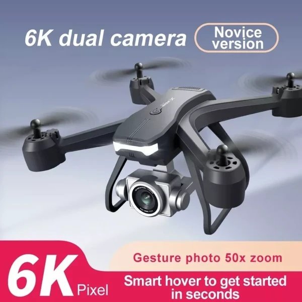 2026 Professional Drone 6K HD Dual Camera Wifi FPV Portable RC Quadcopter 2 BATTERY,Drones Suitable For Adults&beginners.Logistics Is Randomly Sent By UPS&UNI&USPS&.GOFO - Image 6