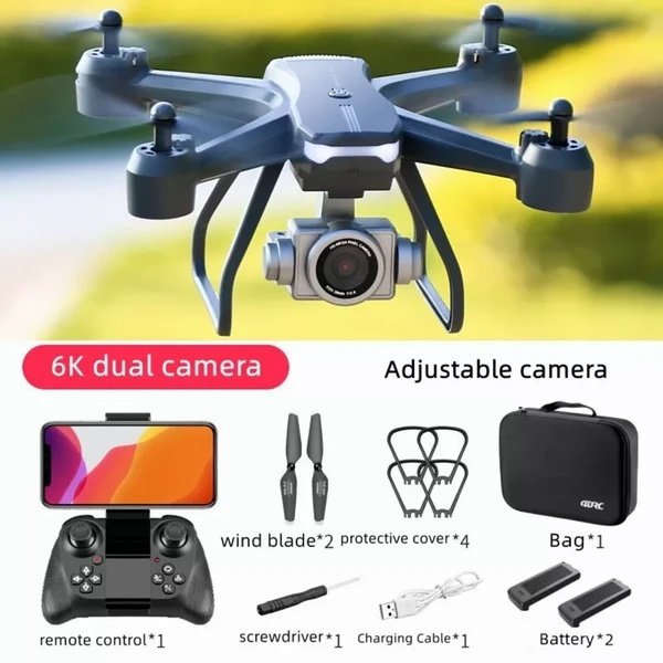 2026 Professional Drone 6K HD Dual Camera Wifi FPV Portable RC Quadcopter 2 BATTERY,Drones Suitable For Adults&beginners.Logistics Is Randomly Sent By UPS&UNI&USPS&.GOFO - Image 5