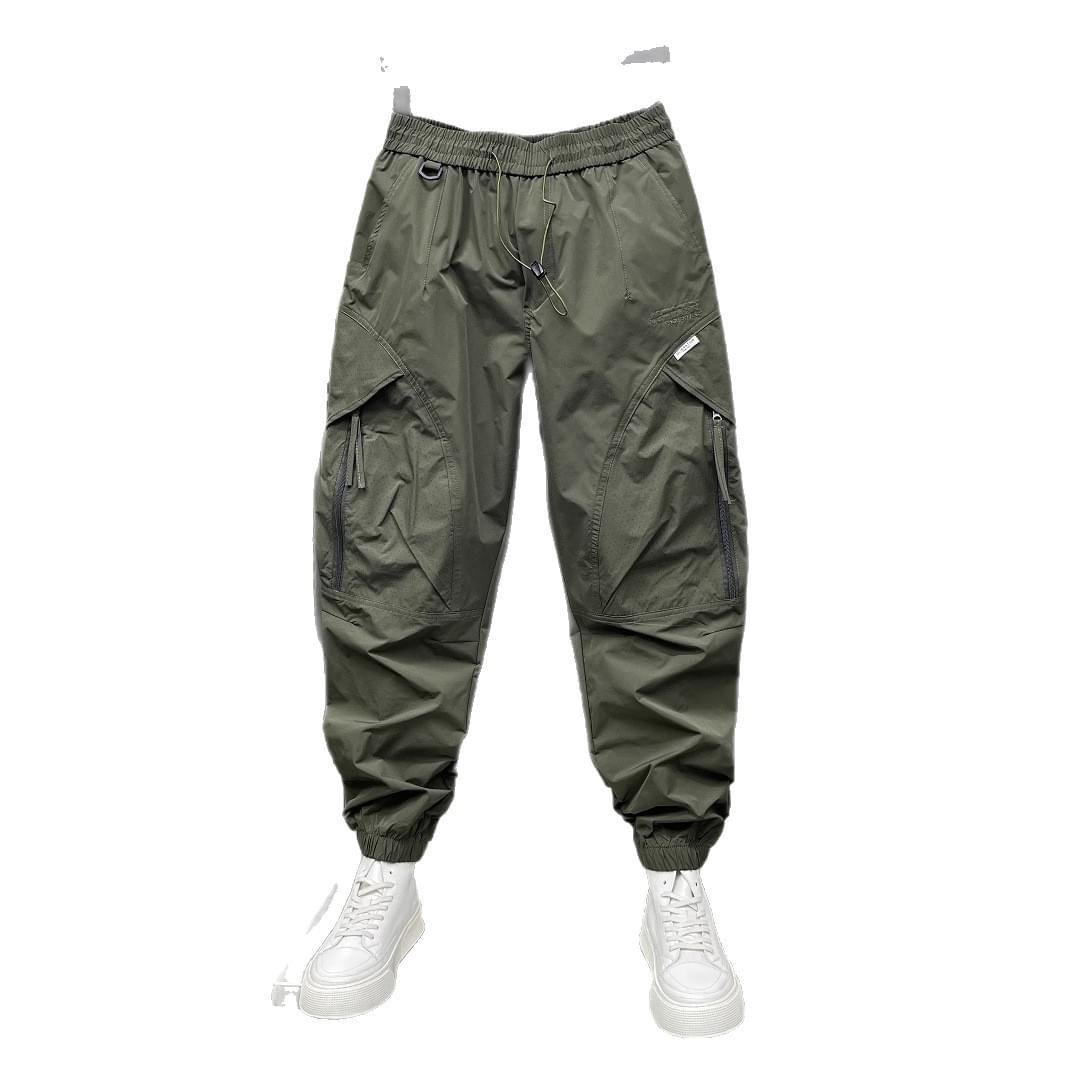 Summer Tapered Pants Trend American Cropped Pants - Image 2