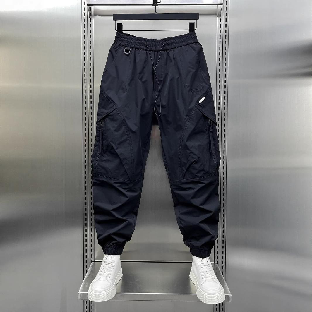 Summer Tapered Pants Trend American Cropped Pants - Image 3