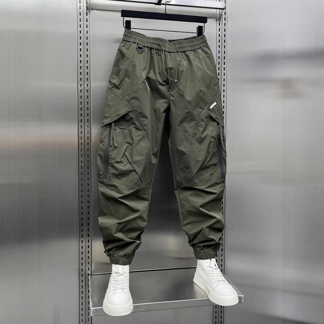 Summer Tapered Pants Trend American Cropped Pants - Image 4